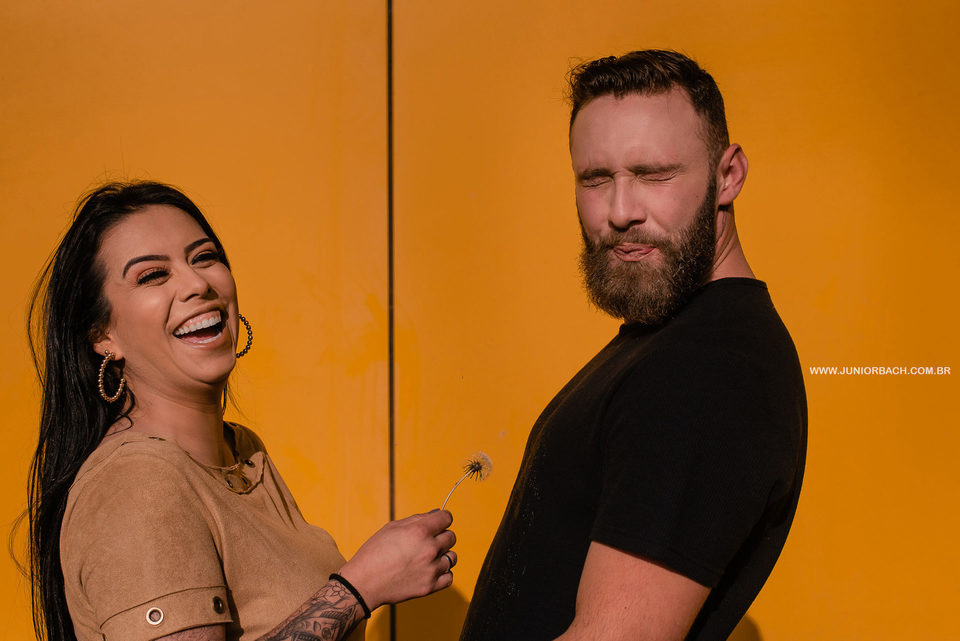 Fotografia de casal Sabrine e Felipe 