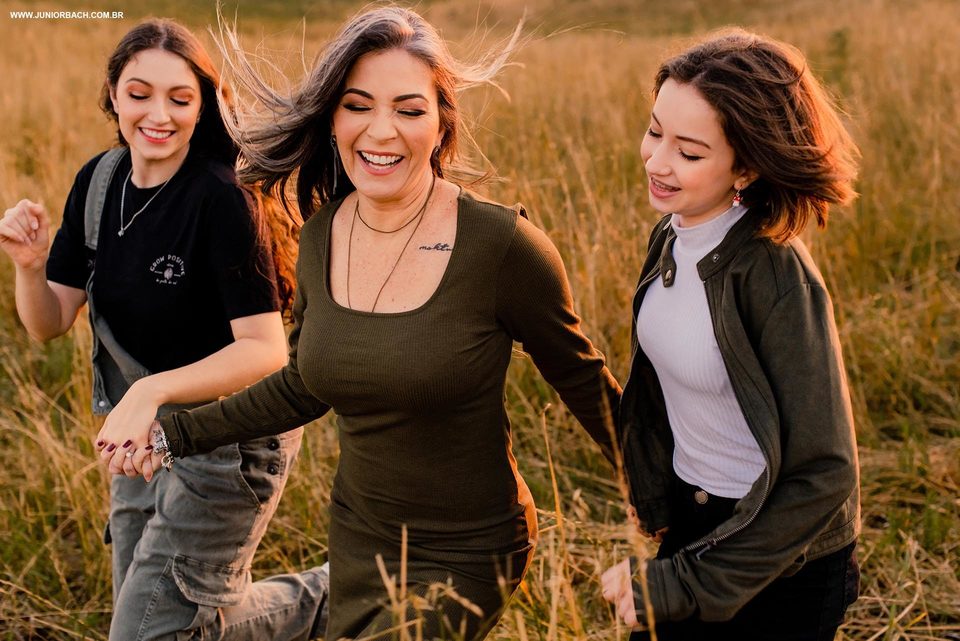 Ensaio de Família Karol Monarini, Naty e Sofia