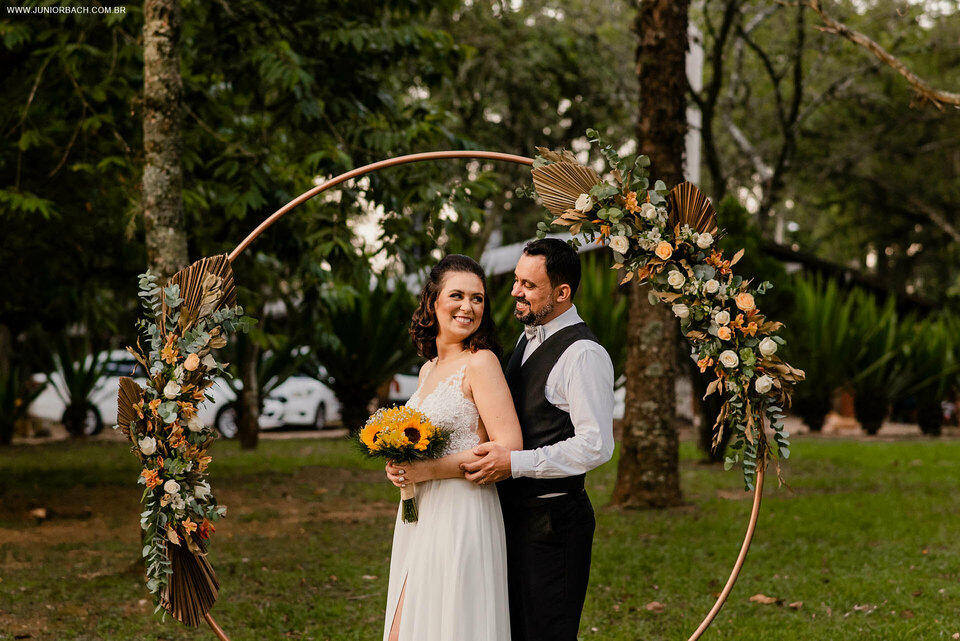 Casamento ao ar livre