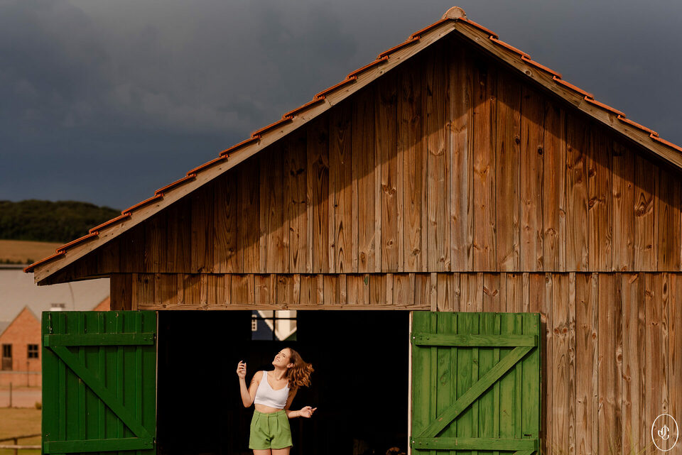 Ensaio de 15 anos no Parque Histórico de Carambeí